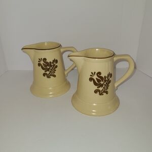Pfaltzgraff Village Pattern Cream Pitcher Set
